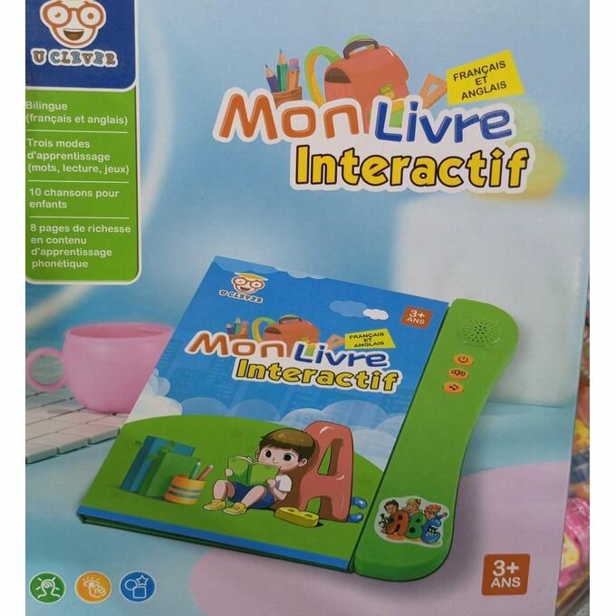 Livre interactif bilingue 3+
