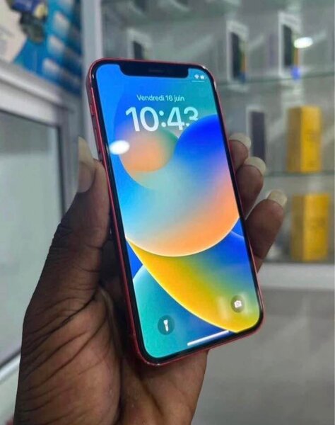 Smartphone Apple élégant rouge