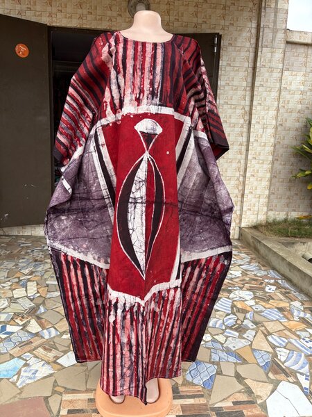 Robe africaine en batik