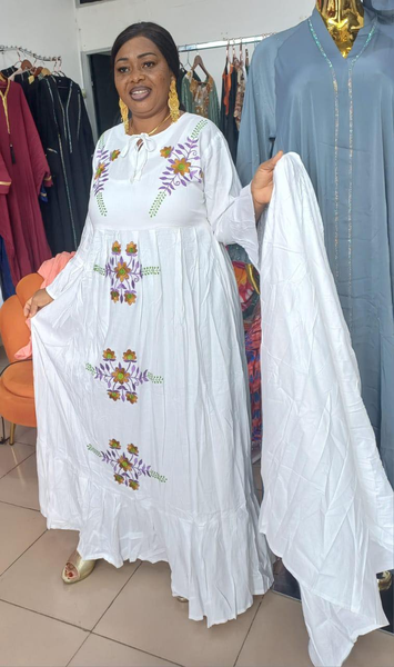 Boubou blanc