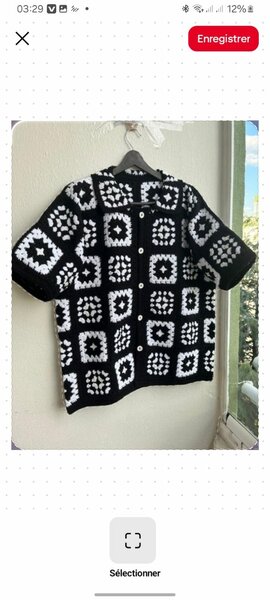 Chemise en crochet