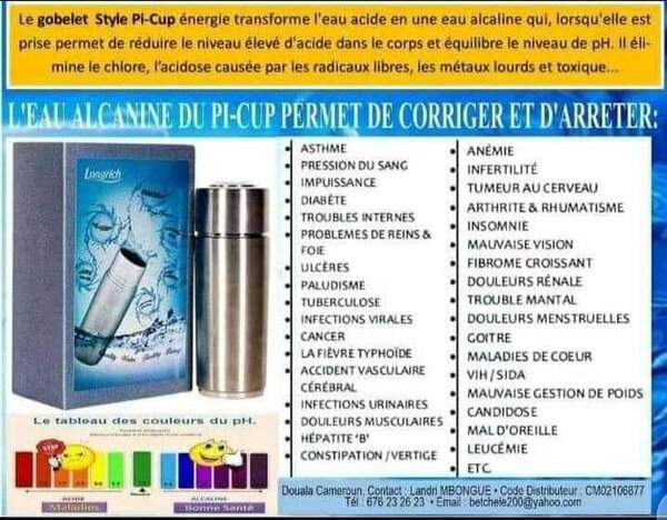 Gobelet alcalin