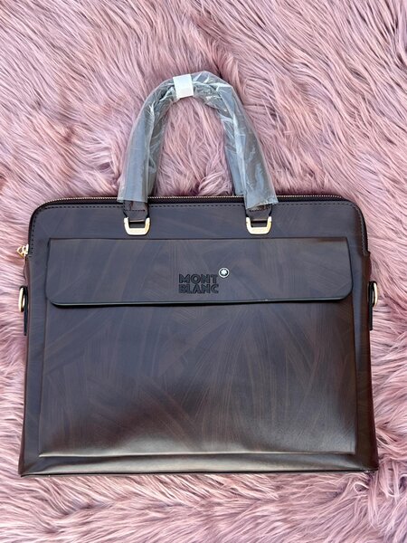 Montblanc Leather Laptop Bags for Gentlemen