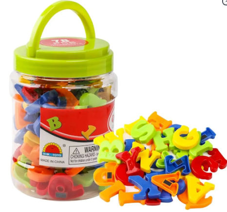 78pcs Magnetic English Letters And Numbers / 3yrs+