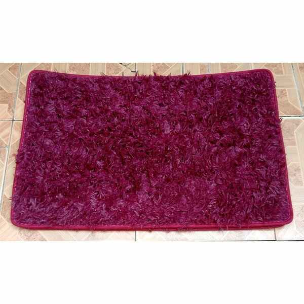 Tapis de porte rouge bordeaux