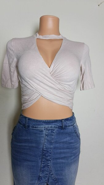 Jolie crop top femme chic