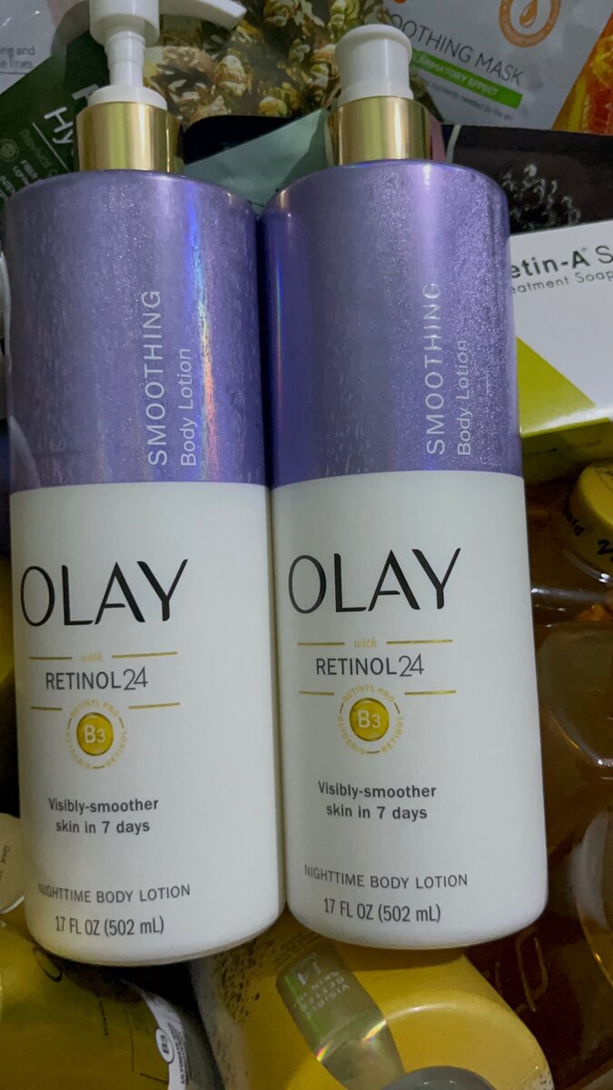 Olay retinol body lotion