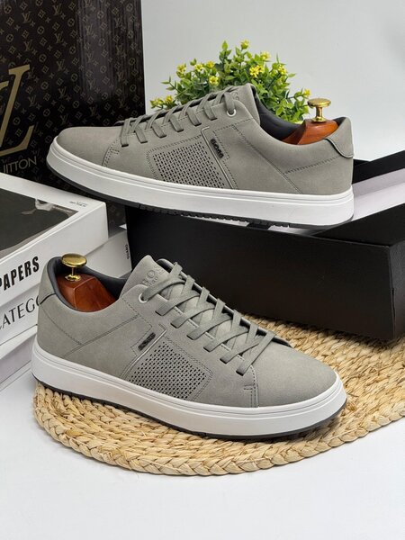 BOSS GREY AND WHITE
