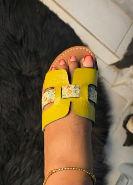 Sandales en cuir