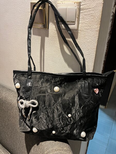 Sac cabas élégant perles