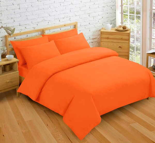 Orange duvet set
