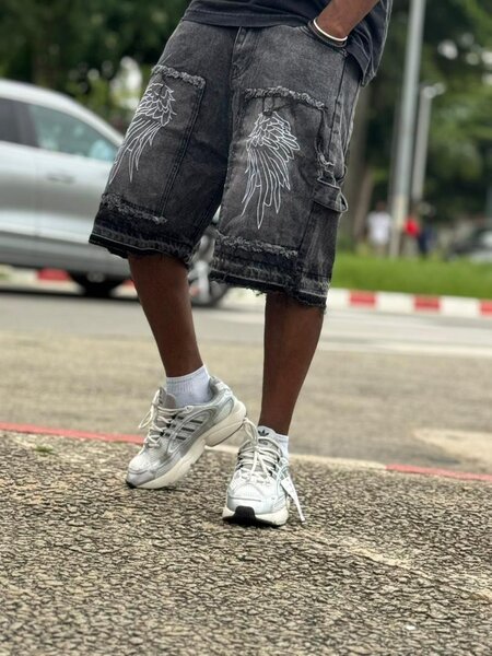 Short en jean décontracté