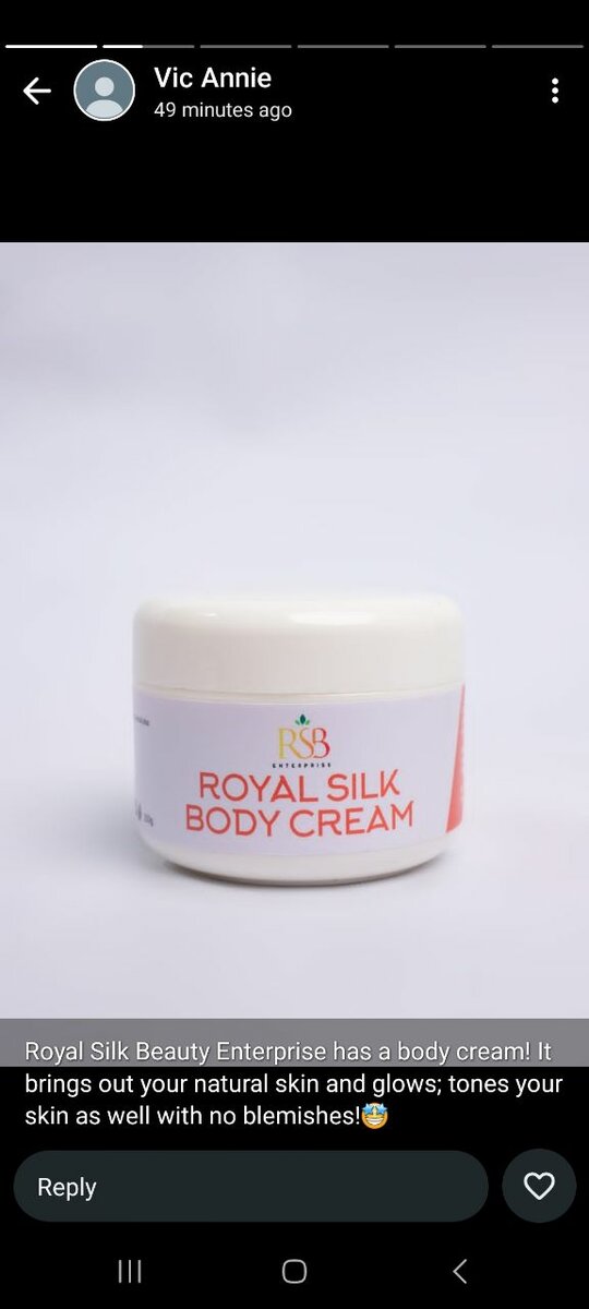 Body cream