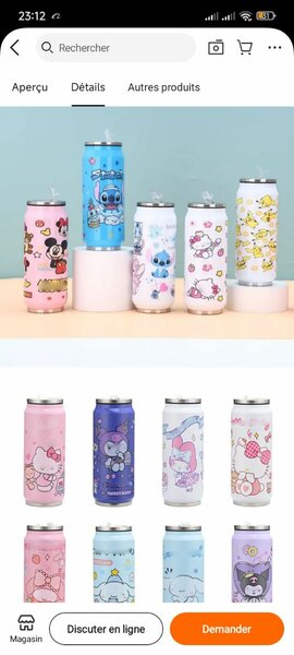 Bouteille Isotherme Cute Design