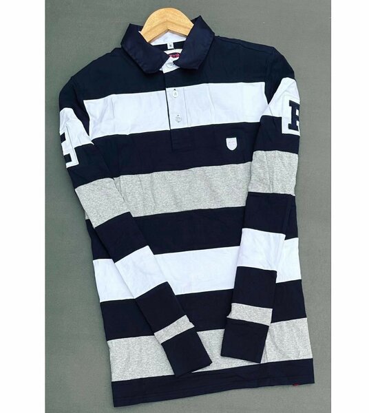 Polo à rayures homme