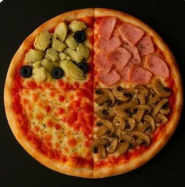Pizza 4 saisons
