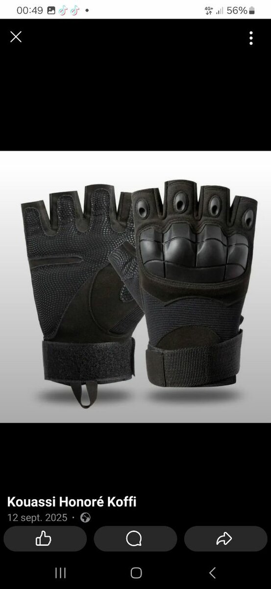 Gants Moto Tactiques Renforcés