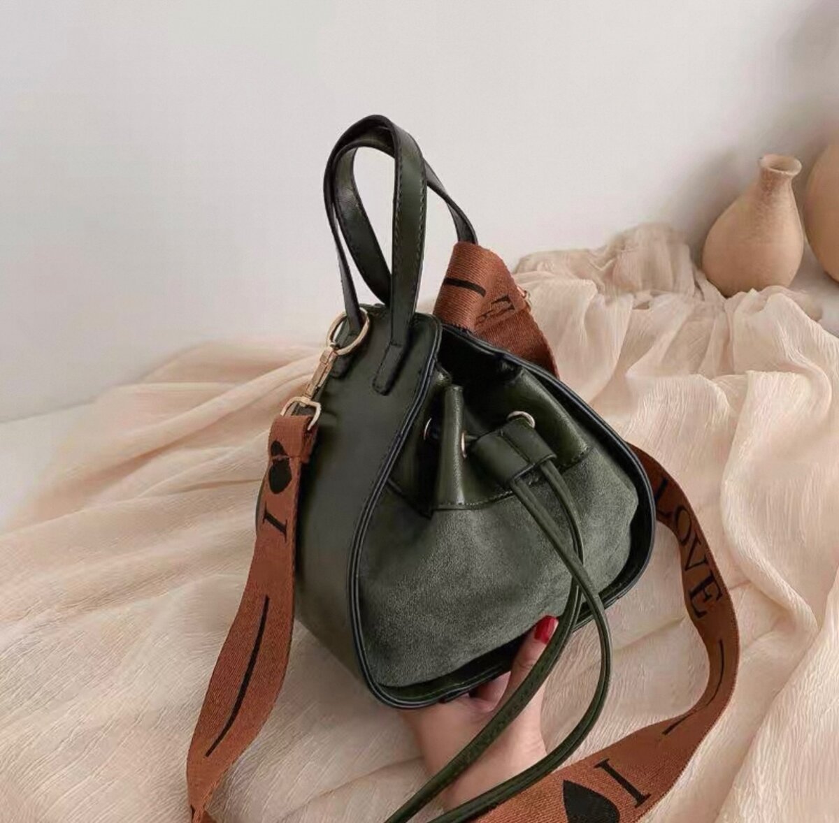 Sac à bandoulière en cuir élégant