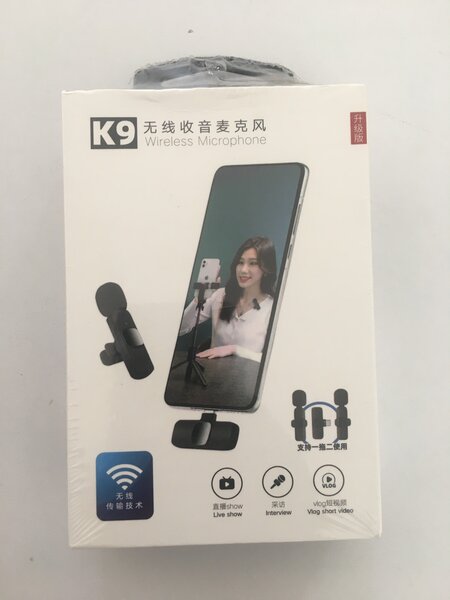 K9 wireless lapel microphone