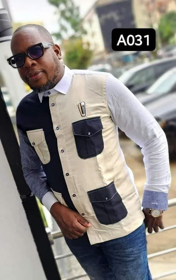 Chemise Homme Bicolore Élégante