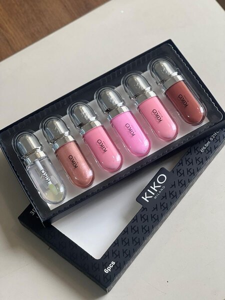 KIKO Lip Gloss Set 6 pcs