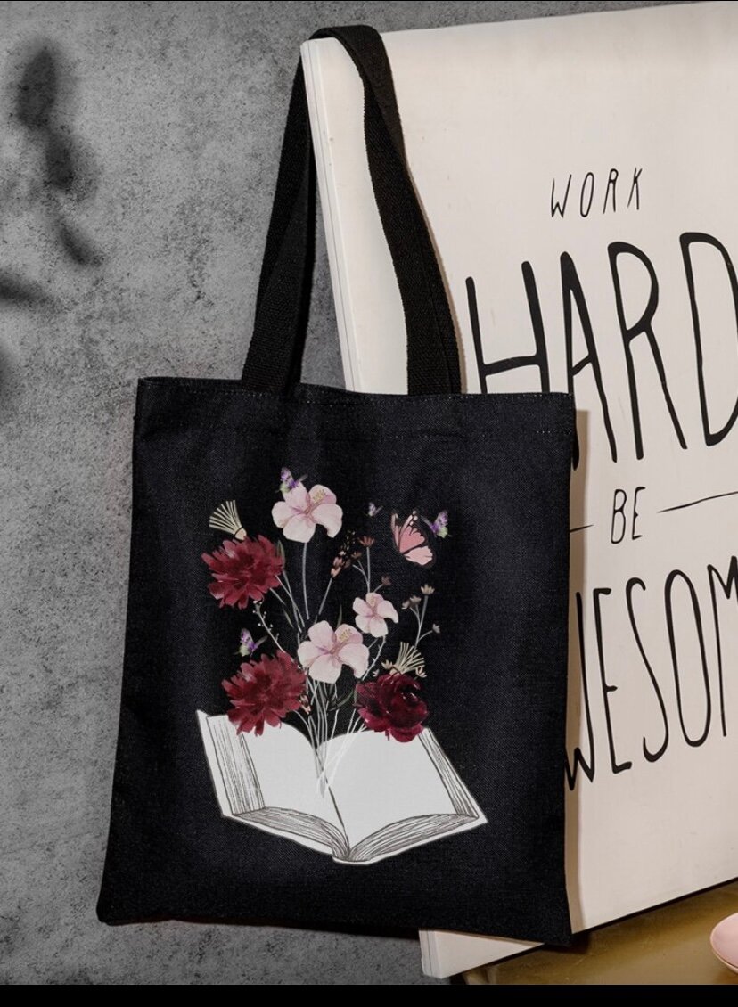 Sac Tote en Toile Motif Floral
