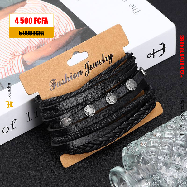 Lot de Bracelets Homme - M3