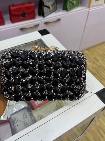 Luxury stoned purse