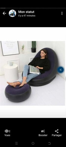 Fauteuil gonflable
