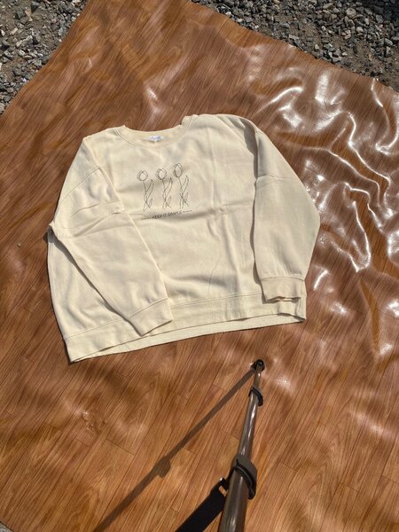 Deep cream sweater
