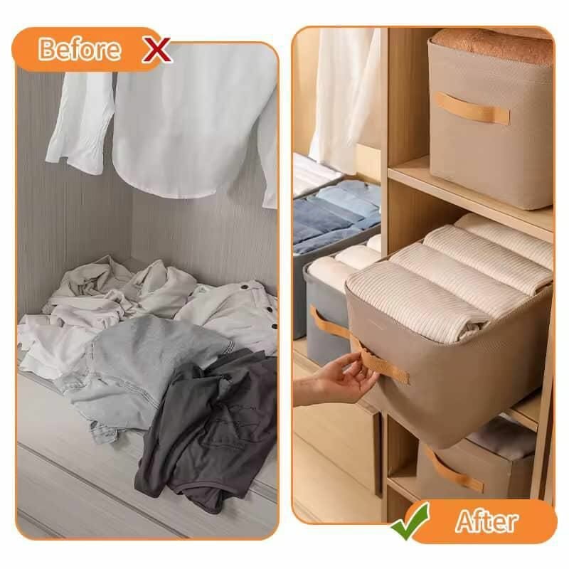 Boîtes de rangement pliables