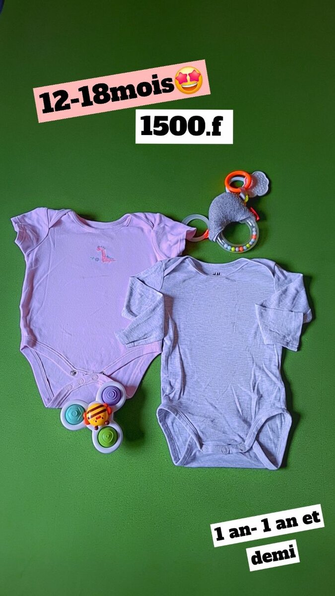 Bodies bébé 12-18 mois