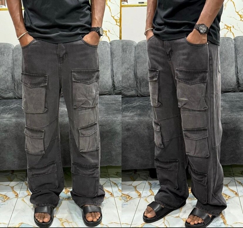 Jeans larges pour hommes tendance