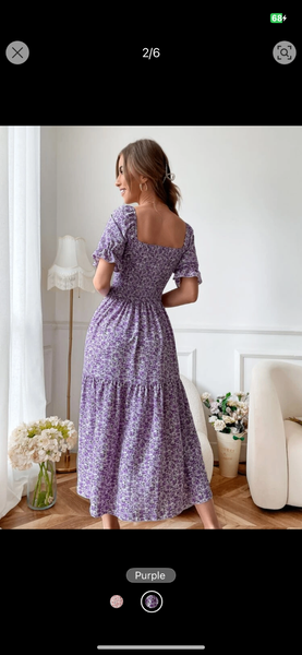 Floral print dress