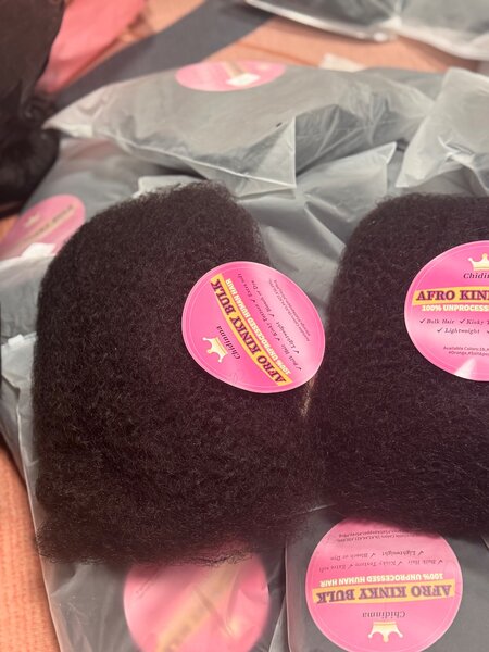 Afro Kinky Bulk Cheveux l16