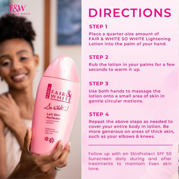 Fair and White So White Body Lotion