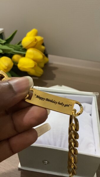 Customised bracelet