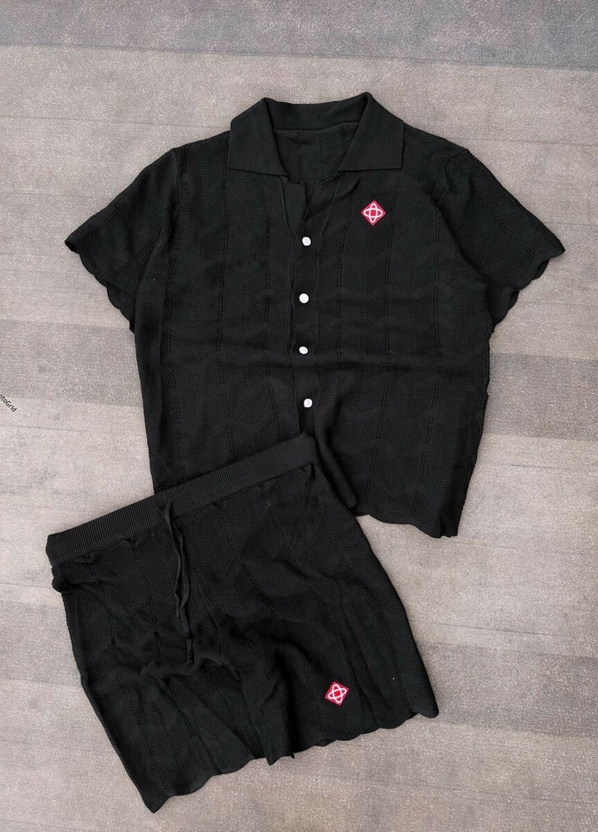 Ensemble Chemise et Short Zigzag