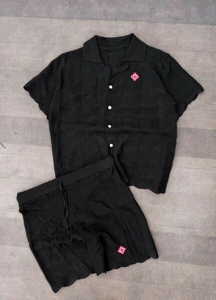 Ensemble Chemise et Short Zigzag