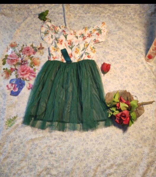 Robe Fille Fleurie Été