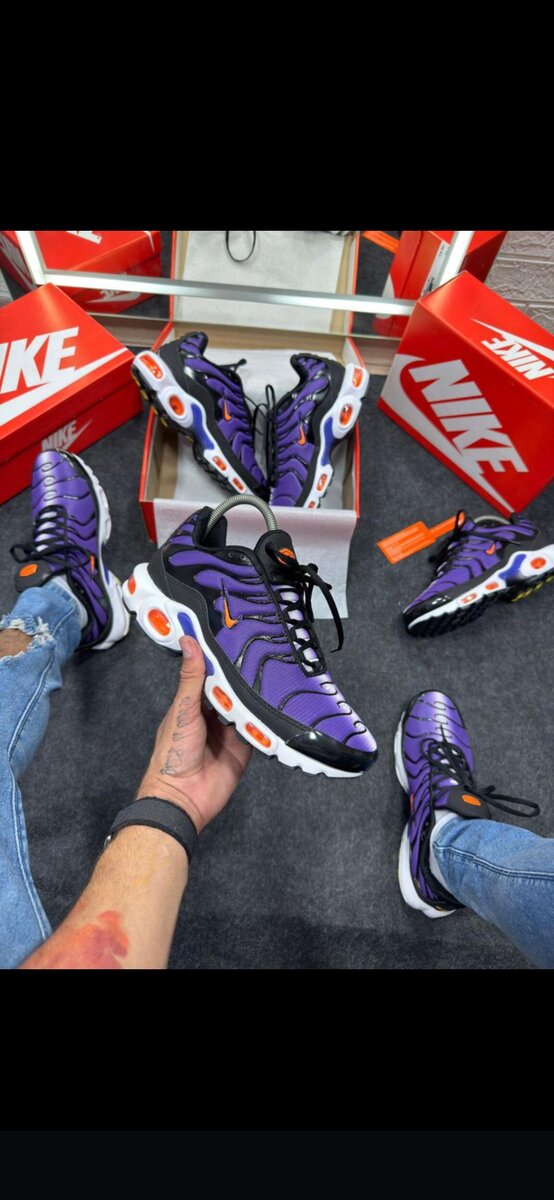 Baskets Nike Air Max violet
