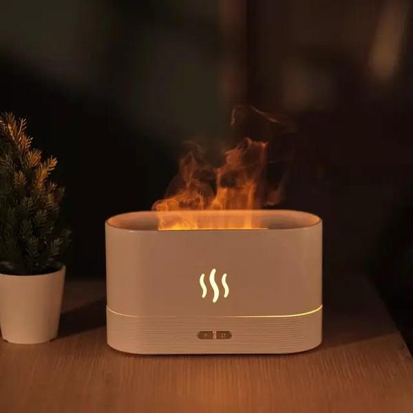 3D LED Flame Diffuser Humidifier Ultrasonic Humidifier