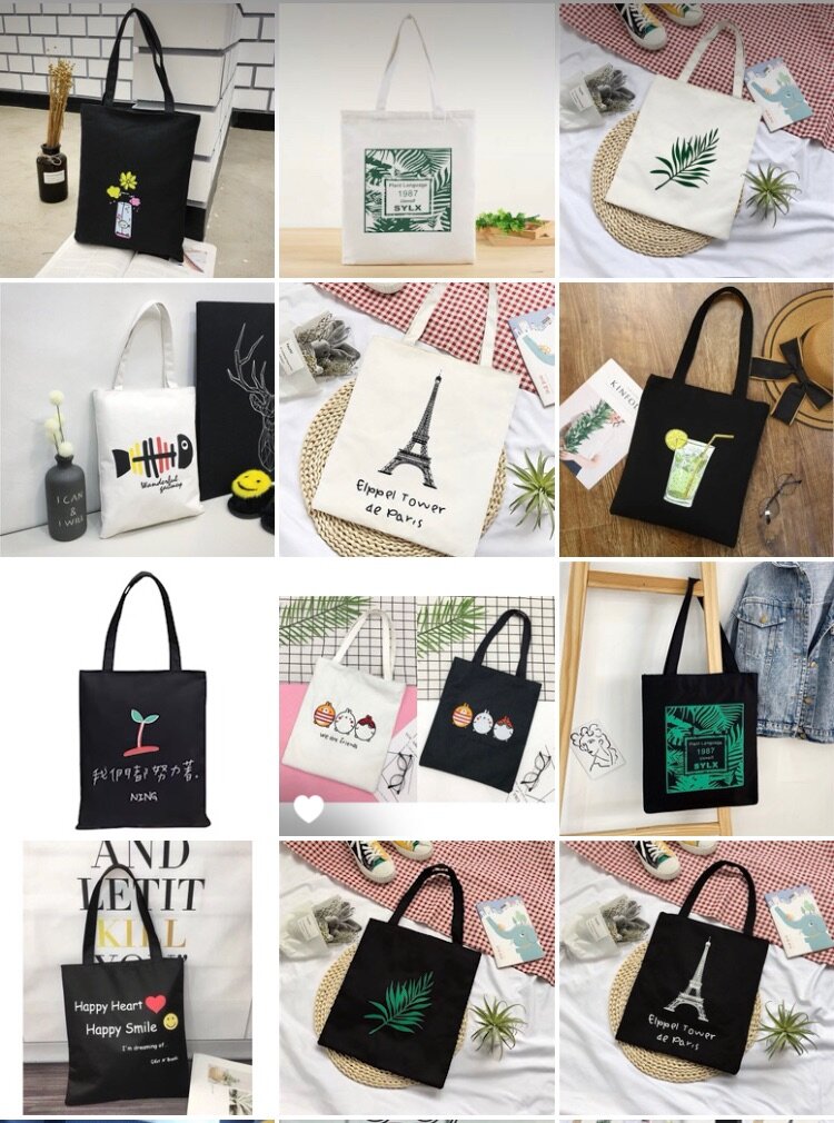 Canvas tote bag
