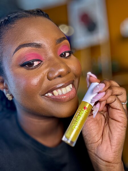 Yellow glossy