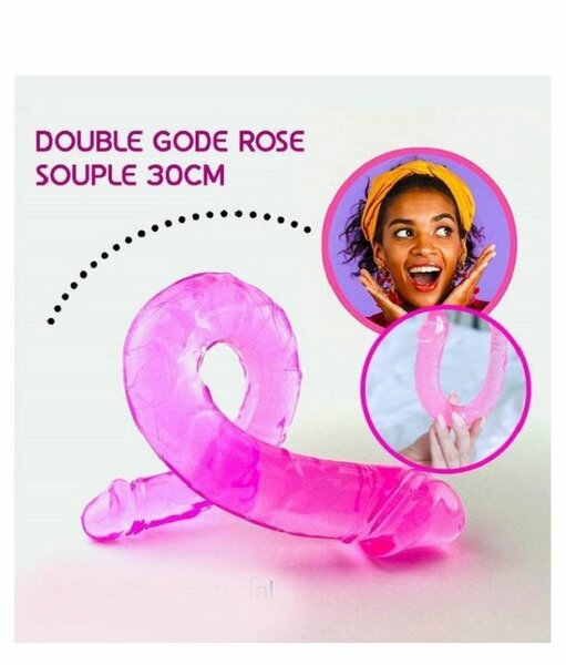 Double gode rose flexible 30cm