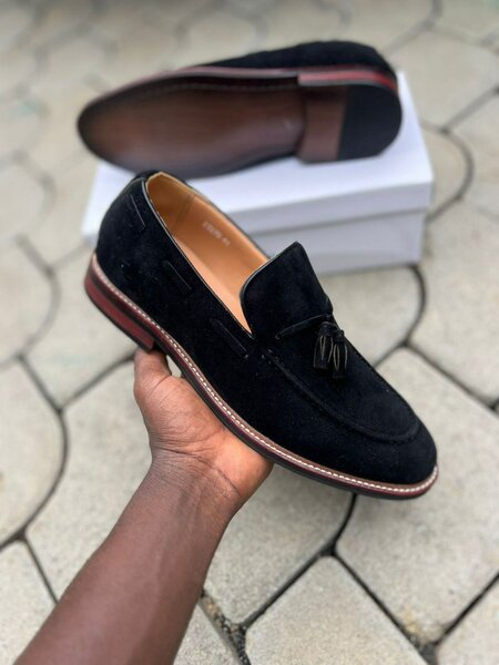Mocassins en daim pour homme
