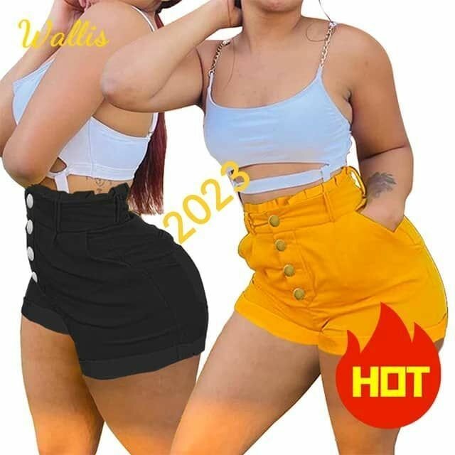 Shorts taille haute tendance