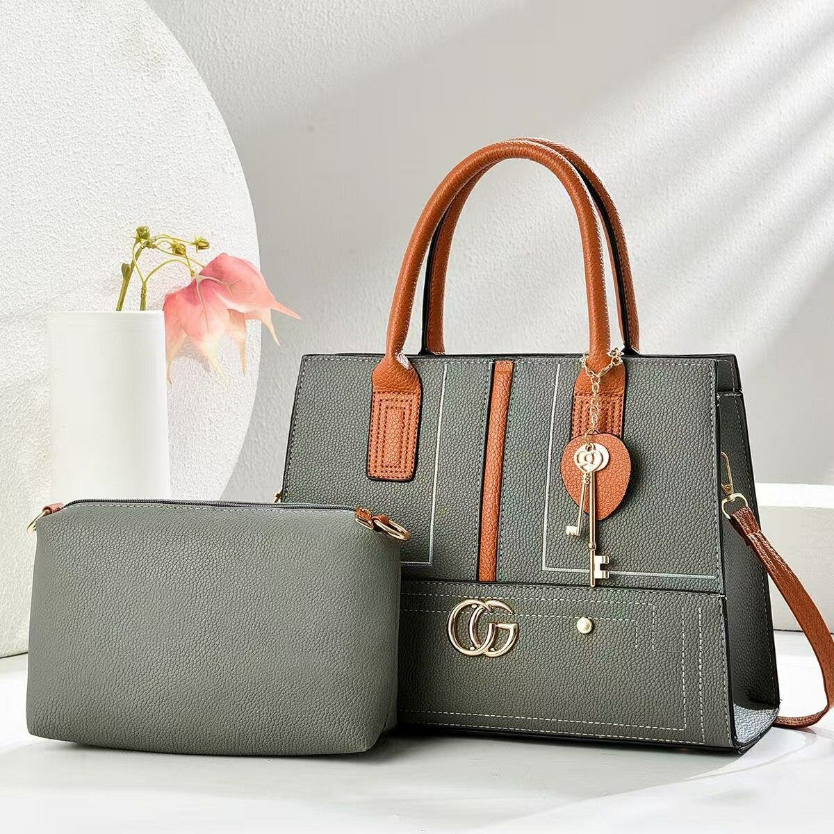 Sac à Main Élégant avec Pochette