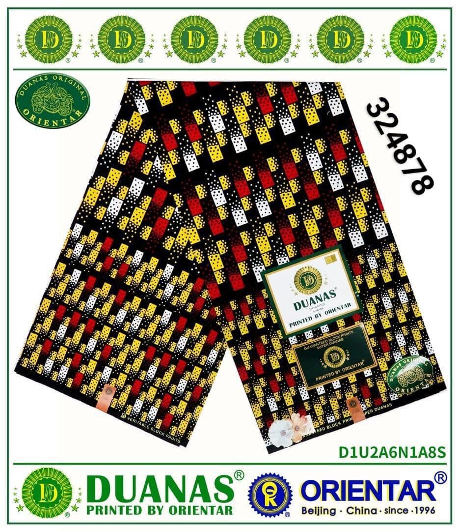 Tissu jaune orange