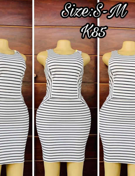 Robe blanc noir 